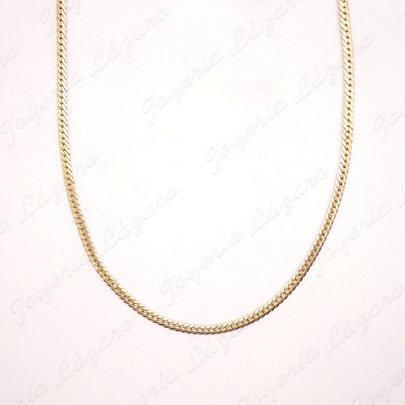 GARGANTILLA ORO 18KT OCASION BARBADA TUPIDA 4MM Y MEDIO                                             