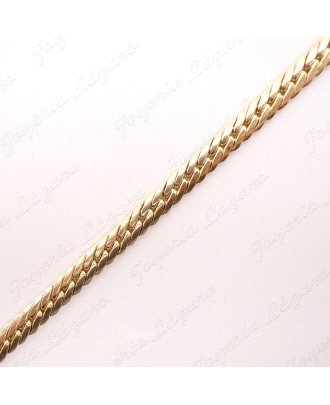 GARGANTILLA ORO 18KT OCASION BARBADA TUPIDA 4MM Y MEDIO                                             