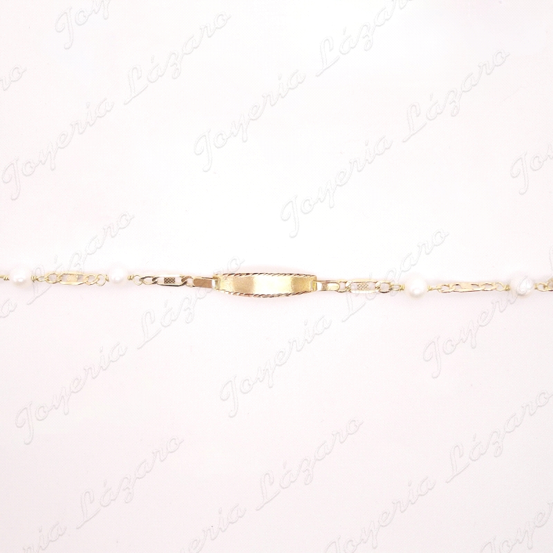 ESCLAVA BEBE ORO 18KT OCASION PERLITAS                                                              