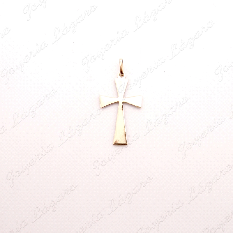 CRUZ ORO 18KT OCASION BIZANTINA PLANA 16X26                                                         