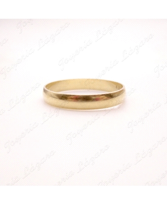 ALIANZA ORO 18KT OCASION 1/2 CAÑA 3MM                                 