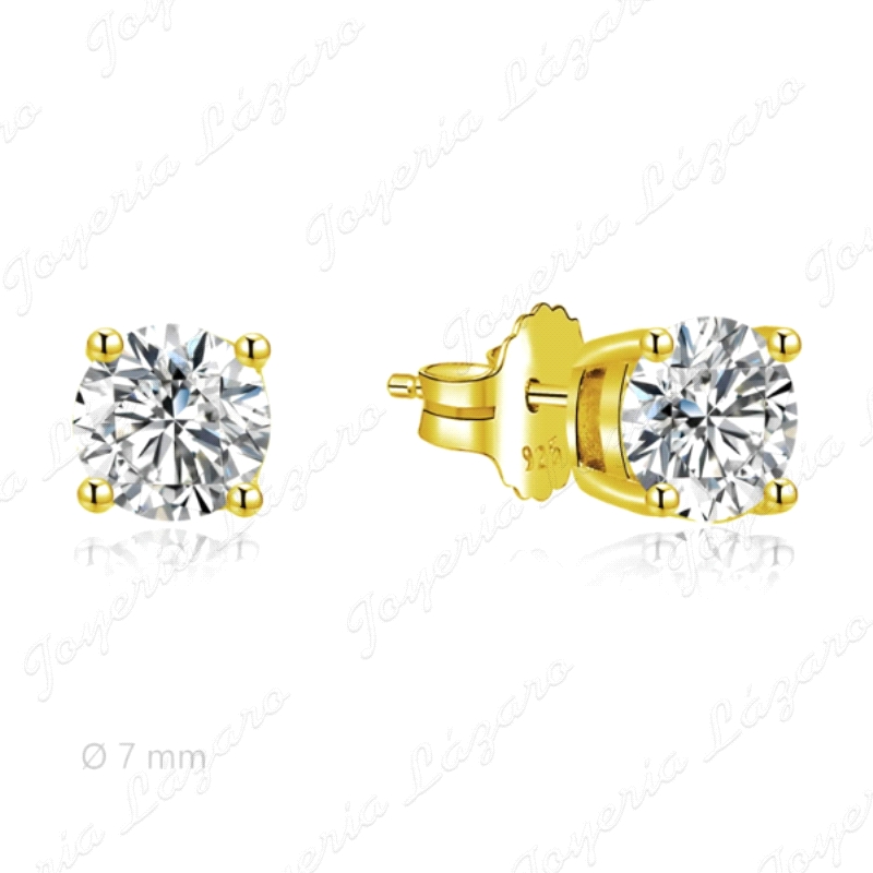 PEND. PLATA CHAPADA ORO CIRCO 7MM GARRAS C. PRES.                                                   