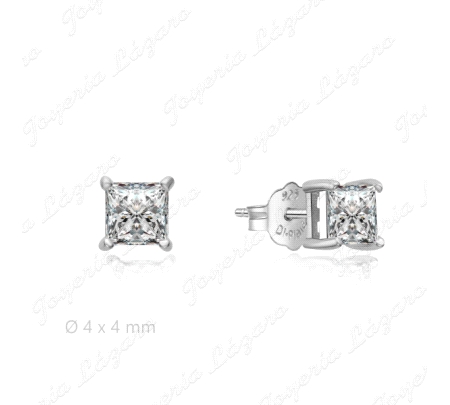 PEND. PLATA CIRCO CUADRADA 4MM GARRAS C. PRES.