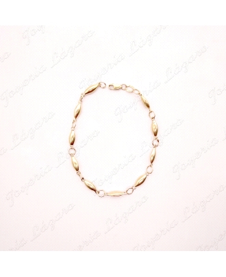 PULSERA ORO 18KT OCASION PEPITAS Y ASAS                                                             