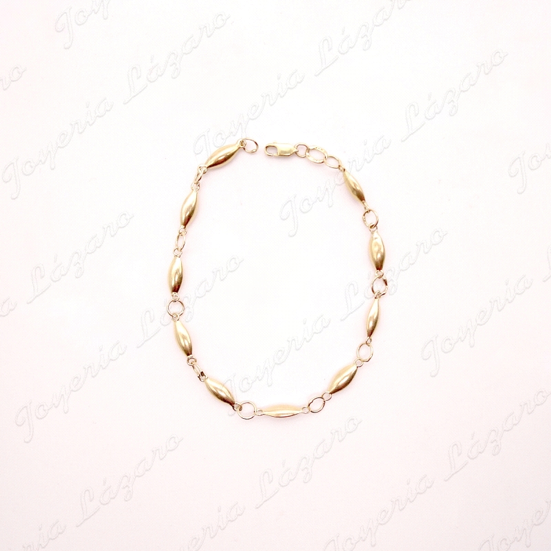 PULSERA ORO 18KT OCASION PEPITAS Y ASAS                                                             
