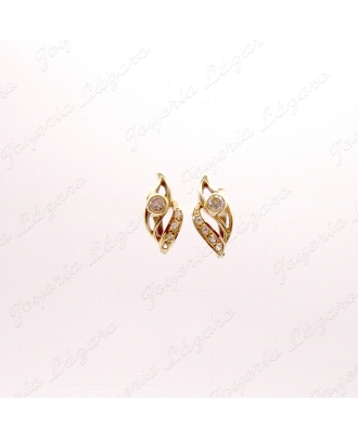 PEND. ORO 18KT OCASION CALADO HOJA CIRCO BOCEL+MICROCIRCO                                           