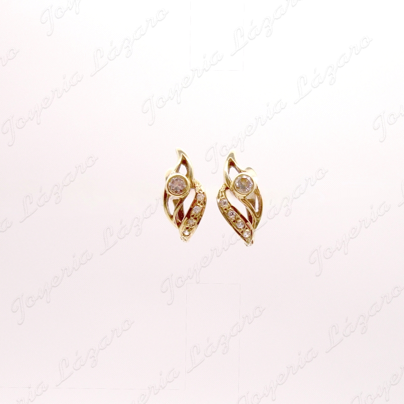 PEND. ORO 18KT OCASION CALADO HOJA CIRCO BOCEL+MICROCIRCO                                           