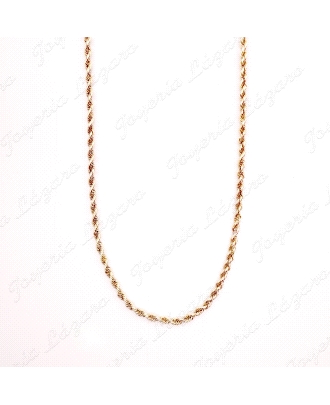 CADENA 50 CM. ORO 18KT OCASION CORDON SALOMONICO 3.5MM                                              