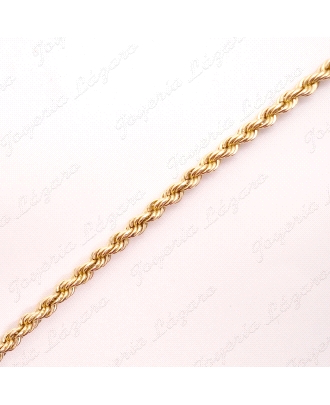 CADENA 50 CM. ORO 18KT OCASION CORDON SALOMONICO 3.5MM                                              