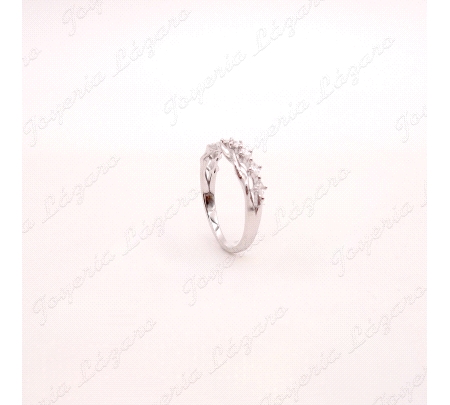 SORTIJA PLATADOS BANDAS, LISA RIZO+CIRCO MARQUESA