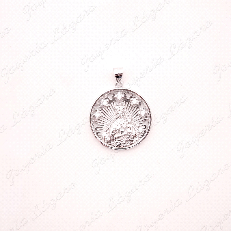 MEDALLA PLATA V. DEL CARMEN 25MM+5 CIRCOS GARRAS                                                    