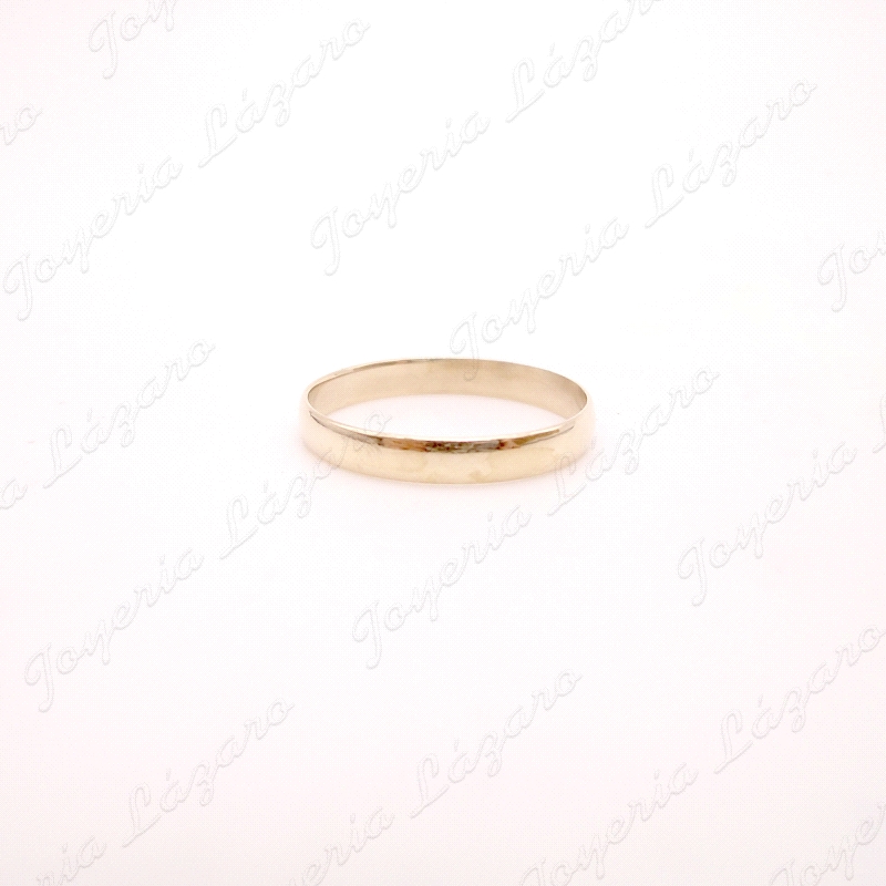 ALIANZA ORO 18KT OCASION 1/2 CAÑA 3MM                                                               