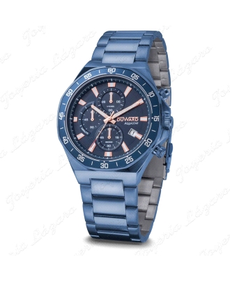 DUWARD RELOJ CABALLERO ACERO AZUL CRONO                                                             