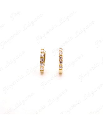 PEND. AROS ORO 18 KTS 2MM X1 INT. MICROCIRCO ENGASTE C. BISAGRA                                     