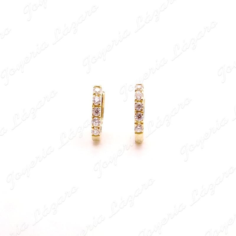 PEND. AROS ORO 18 KTS 2MM X1 INT. MICROCIRCO ENGASTE C. BISAGRA                                     