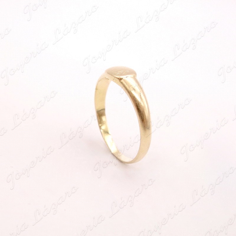 SORTIJA ORO 18KT OCASION SELLO CADETE RECTANGULAR                                                   
