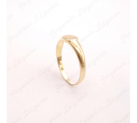 SORTIJA ORO 18KT OCASION SELLO CADETE RECTANGULAR                                                   