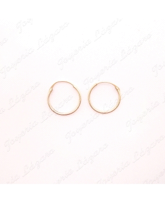PEND. AROS ORO 18KT OCASION TUBO 1MM X 10 INT.                                                      