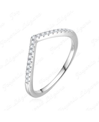 SORTIJA PLATA MICROENGASTE FORMA PICO                                                               