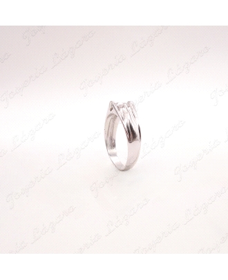 SORTIJA PLATA SOLITARIO ENGASTE GARRAS