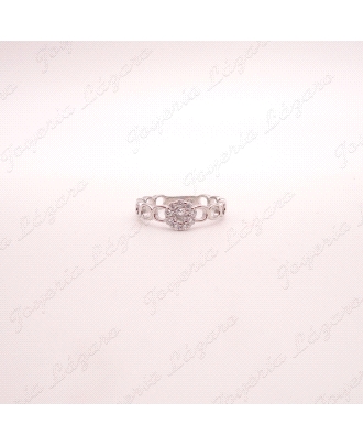 SORTIJA PLATACINTO CIRCULOS CUAJO CIRCO FLOR