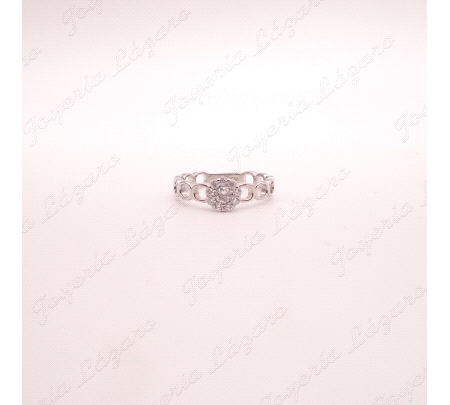 SORTIJA PLATACINTO CIRCULOS CUAJO CIRCO FLOR