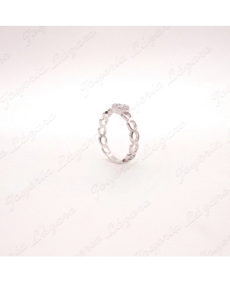 SORTIJA PLATACINTO CIRCULOS CUAJO CIRCO FLOR