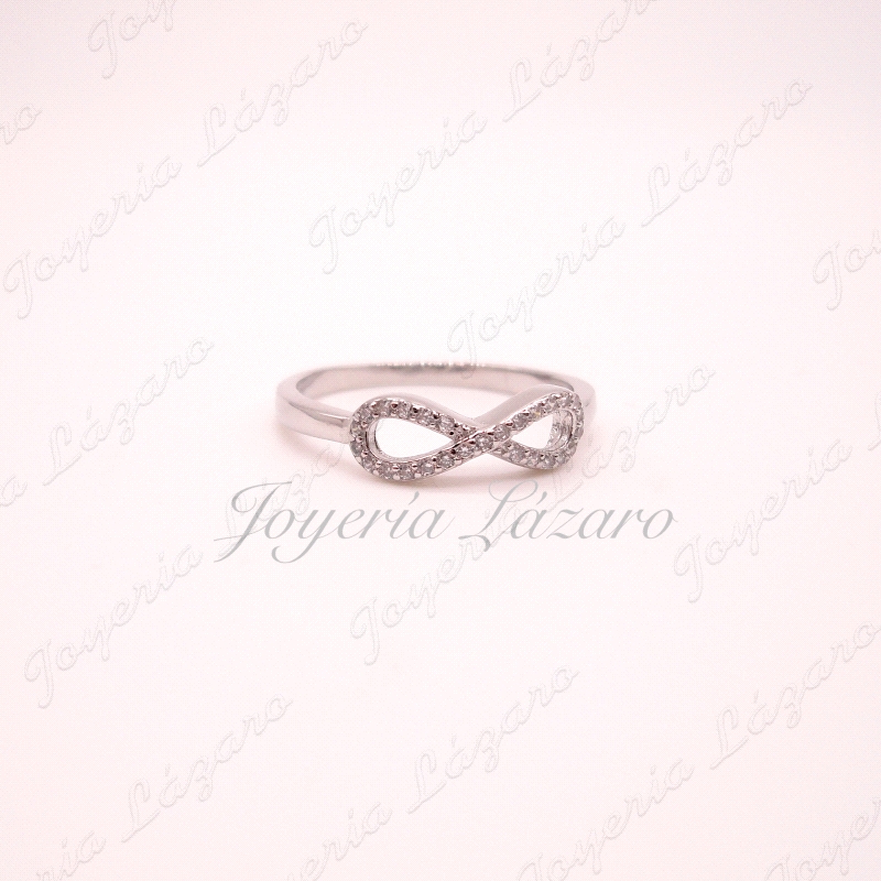 SORTIJA PLATA INFINITO CIRCONITAS                                                                   