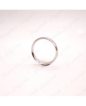 ALIANZA PLATA  1/2 CAÑA 4MM CONFORT                                   