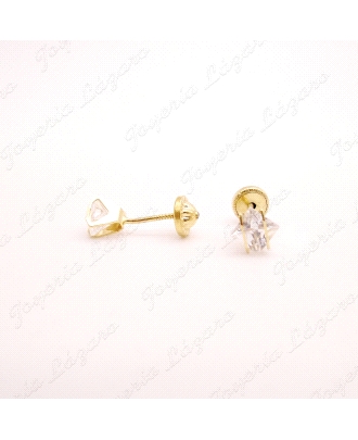PEND. TORN. ORO 18KT OCASION CIRCONITA CUADRADA ENJAULADA 2 HILOS                                   