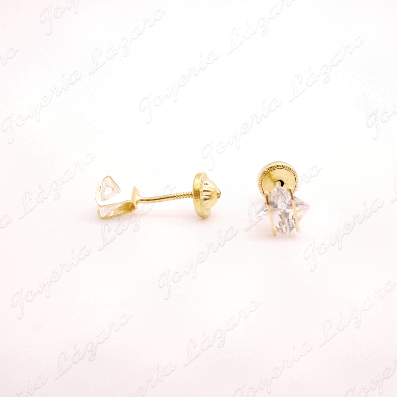 PEND. TORN. ORO 18KT OCASION CIRCONITA CUADRADA ENJAULADA 2 HILOS                                   