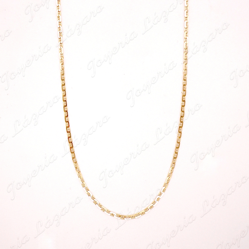 CADENA 45 CM. ORO 18KT OCASION BARCO PLANA 1.5MM                                                    