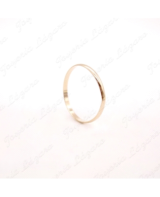 ALIANZA ORO 18KT OCASION 2.5MM 1/2 CAÑA                                                             