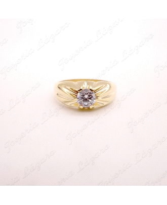 SORTIJA ORO 18 KTS SOLITARIO