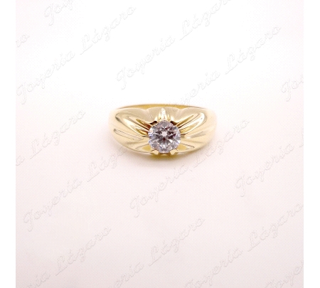 SORTIJA ORO 18 KTS SOLITARIO