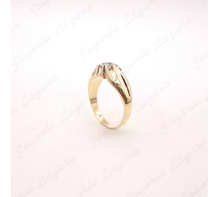 SORTIJA ORO 18 KTS SOLITARIO