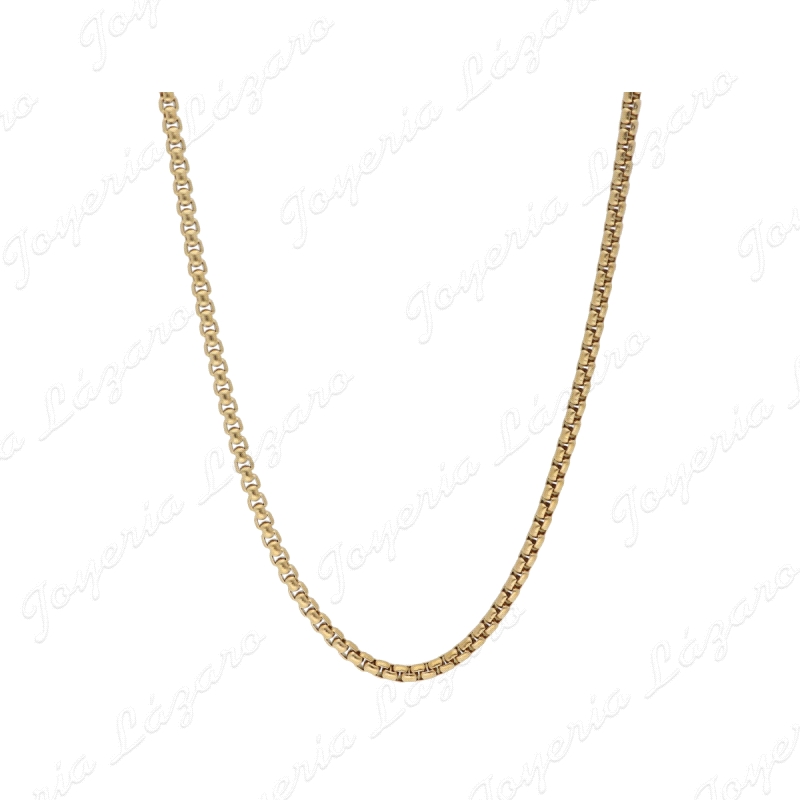 CADENA 60 CM. ACERO DORADO 2.5MM PALOMITA                                                           