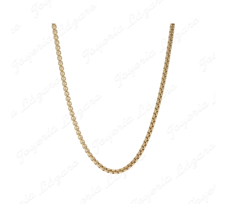 CADENA 60 CM. ACERO DORADO 2.5MM PALOMITA