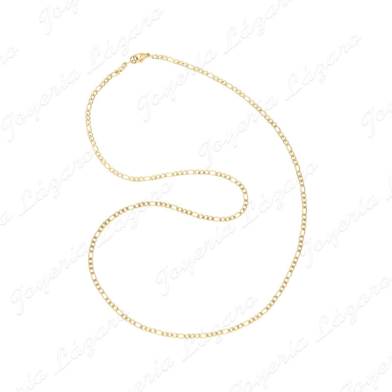 CADENA 60 CM. ACERO DORADO 2MM 3X1                                                                  
