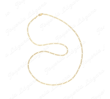 CADENA 60 CM. ACERO DORADO 2MM 3X1