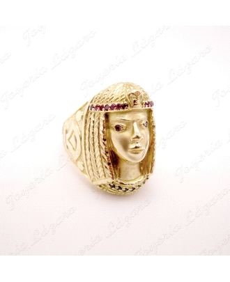 SORTIJA ORO 18KT OCASION EGIPCIO CLEOPATRA                            