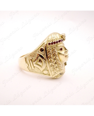 SORTIJA ORO 18KT OCASION EGIPCIO CLEOPATRA                            
