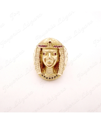 SORTIJA ORO 18KT OCASION EGIPCIO CLEOPATRA                            