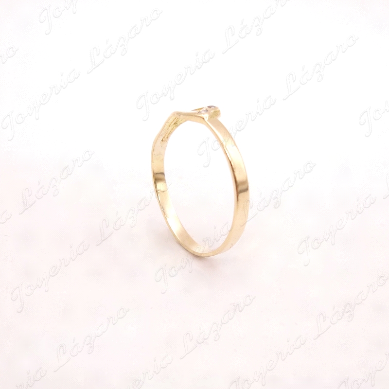 SORTIJA ORO 18KT OCASION 2 CIRCOS DISEÑO 2 BANDAS                                                   
