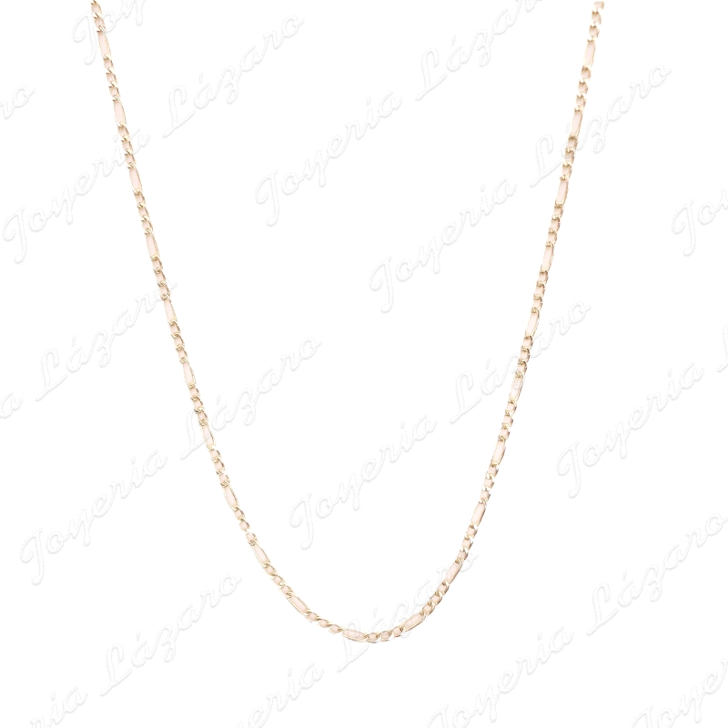 CADENA 50 CM. ORO 18 KTS3X1 HUECA 1.5MM                                                             