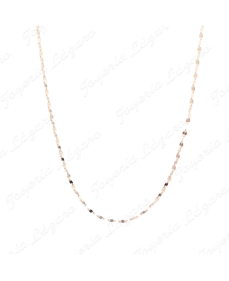 CADENA 45 CM. ORO 18 KTS DISEÑO ITALIANO PLANA                                                      