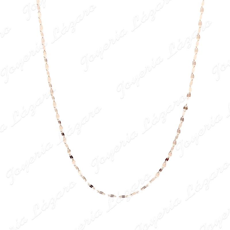 CADENA 45 CM. ORO 18 KTS DISEÑO ITALIANO PLANA                                                      