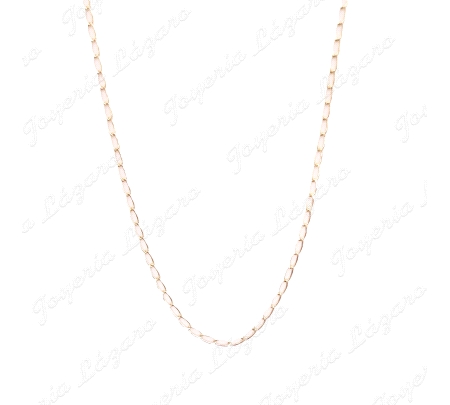 CADENA 40 CM. ORO 18 KTS BARBADA CLARA