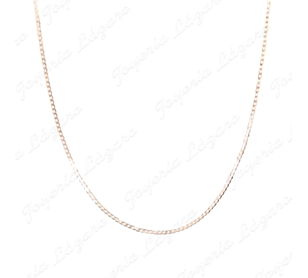 CADENA 45 CM. ORO 18 KTS barbada 1.5mm