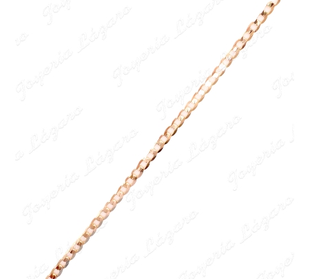 CADENA 45 CM. ORO 18 KTS barbada 1.5mm